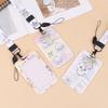 Cute Cartoon Neck Strap Lanyard Card Cover For Student Id Card Teacher Strap Badge Holder Photo Card Diy Hang Rope Keyring