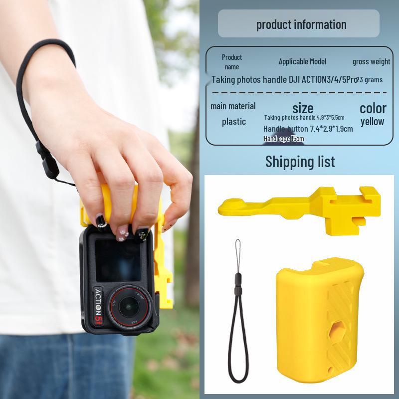 DJI OSMO Action Magnetic Quick Release Mount for Action5/4/3 & SLR, Multicolor Handle