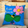 Vibe Retro Dopamine Cushion Cover Soft Durable Reversible Pillow Cover Home  Car MultiScene Daily Comfort Pillowcase