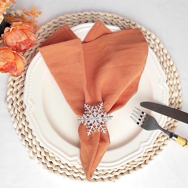 12 יחידות מפיות בד שולחן כותנה עמידות 30x45 ס"מ בד רב פעמי צבע אחיד למטבח, פינת אוכל, פסח, חתונה, קישוט