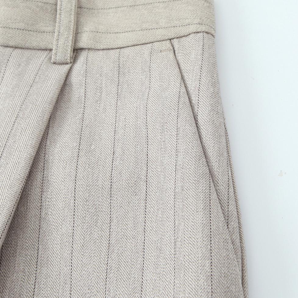 2025 Spring Women's Striped Suit Vest & Wide-Leg Pants Set