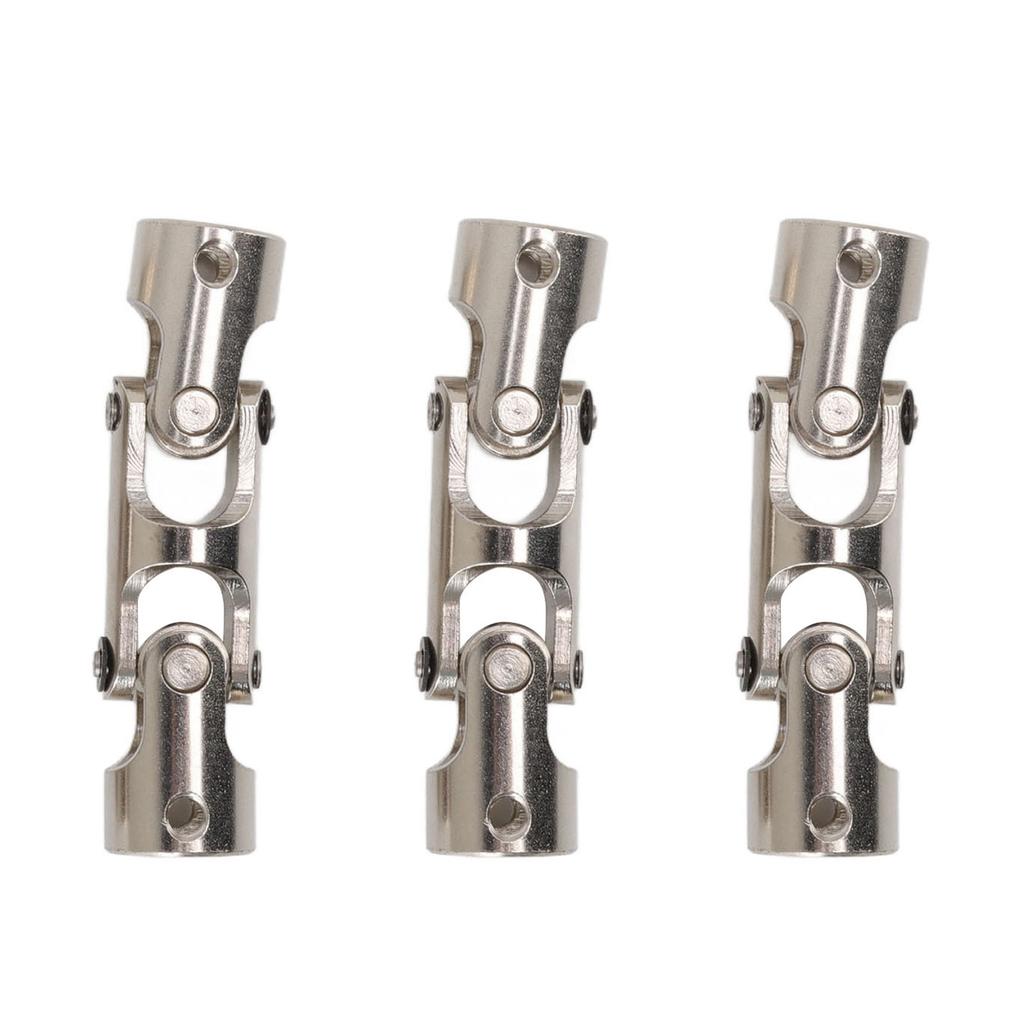 RC universalleddaksel 8 mm til 8 mm 3-seksjons roterbar stålkobling Styrekobling for RC