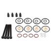 4 Juegos Kit de Reparación de Sello de Inyector de Combustible Conjunto de Sellado Abrazadera Tornillo 1417010997 Apto para A2 A3 A4 A6