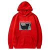 Playboi Carti Men's oversized hoodie with beautiful cat prints Casual streetwear high-quality Harajuku hoodie
