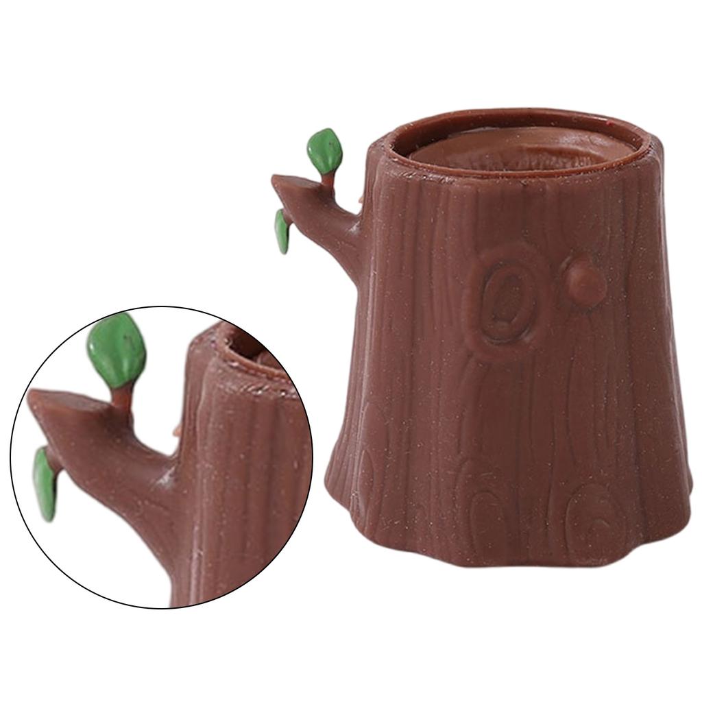 Squeeze Toy Stress Relief Cup Novelty Popup Squirrel Squeezable TPR Toy Kids Interactive Prank Toy Office Desk Decors