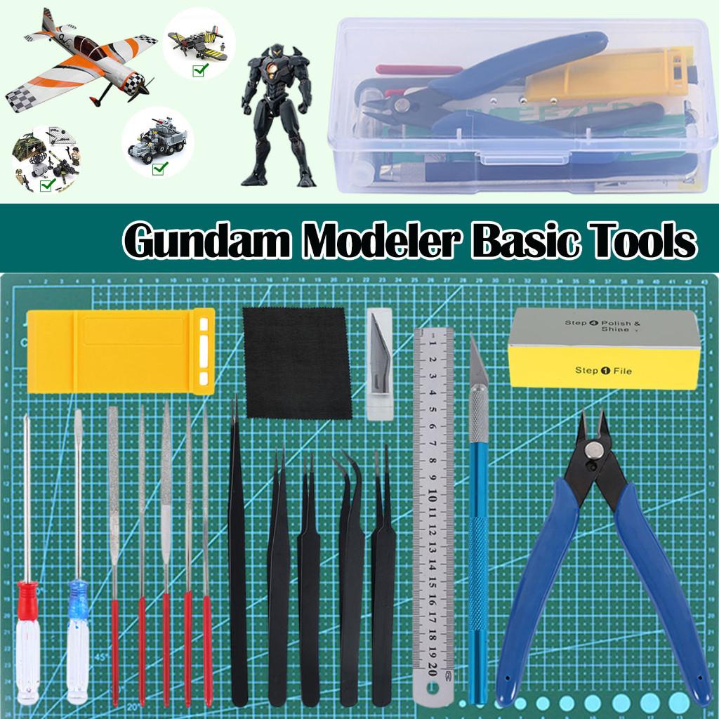 Набор инструментов для моделирования 26 шт. Базовый набор инструментов для моделиста Gundam, набор для сборки моделей автомобилей, набор для рукоделия
