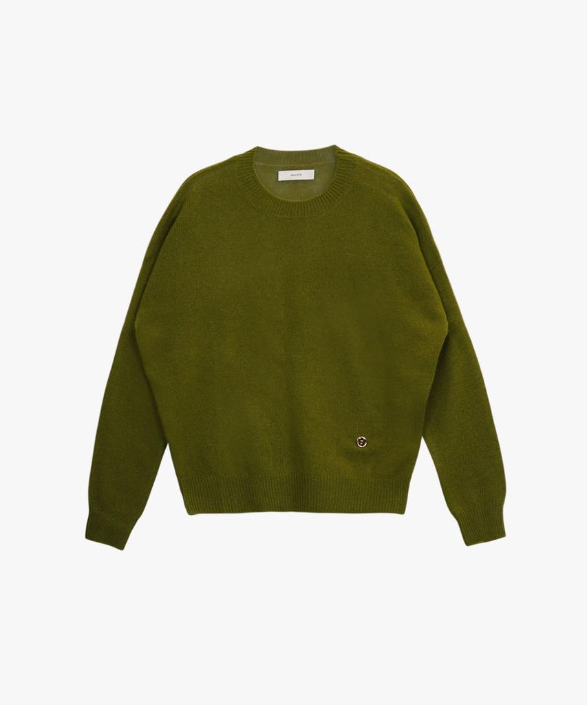 Hillioteu Serene Touch Round Knit_Olive
