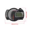 12v Motorcycle Speedometer LCD Digital Odometer Gauge Moto Dashboard Meter for BMW Honda Suzuki Yamaha Supermoto Modified Parts