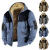 Veste à blocs de couleurs pour hommes, veste à capuche avec fermeture éclair, tendance décontractée, printemps et automne