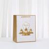 12pcs Eid Mubarak Gift Bags Islamic Paper Gift Bags with Golden Lantern Mosque Designs for Ramadan Gifting