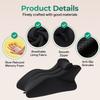 Sex Pillow for Couples – 27° Intimate Wedge Pillow, Memory Foam, for Intimate Positions & Sex Positions, Washable, Couple Pillow, Black