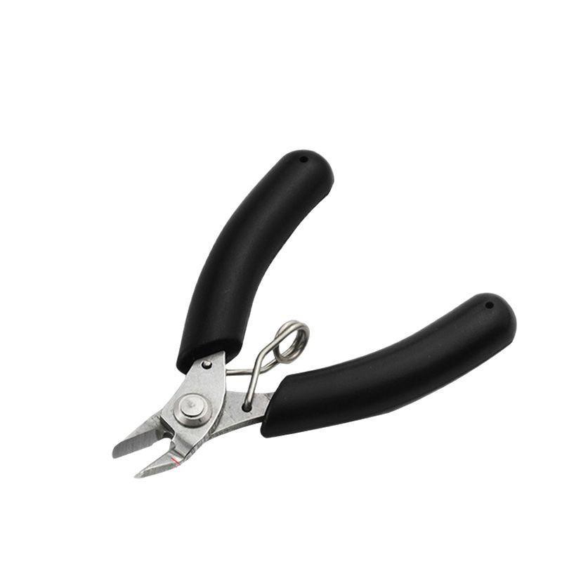 Toothless Pointed-Nose Diagonal Cutting Pliers: Small Stainless Steel Jewelry & DIY Palm Pliers