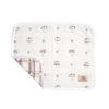 10mois Hoppetta Fluffy Gauze Blanket Cotton Champignon Deux 54 X 66 Cm 24111003 - (6-ply Gauze) (mini Size) 100% Approx.