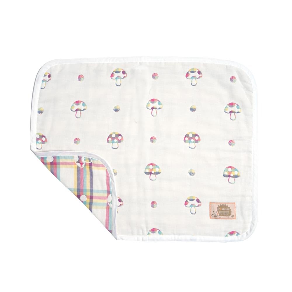 

10mois Hoppetta пушистое марлевое одеяло хлопок champignon deux 54 x 66 см 24111003 - (6-слойная марля) (Мини-размер) 100% прибл.