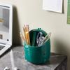 1pc Desktop Trash Can Baby Dinosaur Large Mouth Detachable Design Nonslip Bottom Plastic Mini Trash Can Mini Trash Can