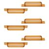 6PCS Rustproof Cupboard Handles Strips Stick Design 147mm Length Furniture Hardware For Sliding Glass Door Kitchen Drawers