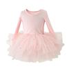 Baby Mädchen Prinzessin Tutu Kleid Langarm Säugling Kleinkind Puffiges Ballettkleid Aufführungskostüm Hochzeitsfeier Tanzkleid