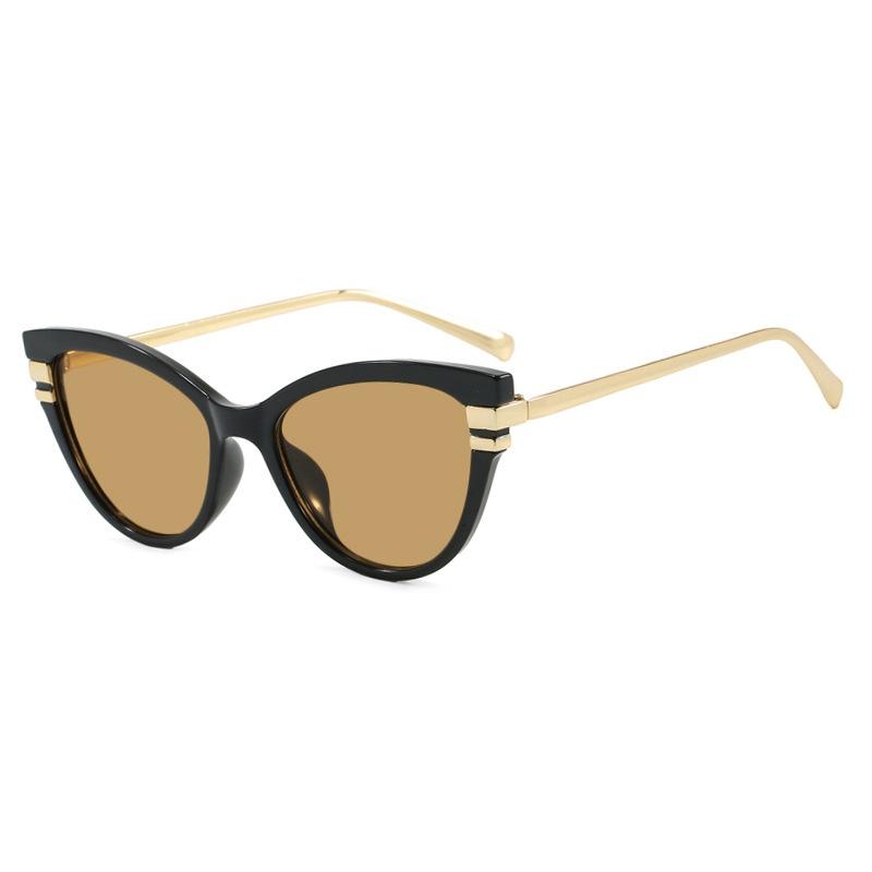 Ins New Luxury Cat Eye Gradient Women Sunglasses  Personality Color Matching Frame Design High Quality Men Uv400
