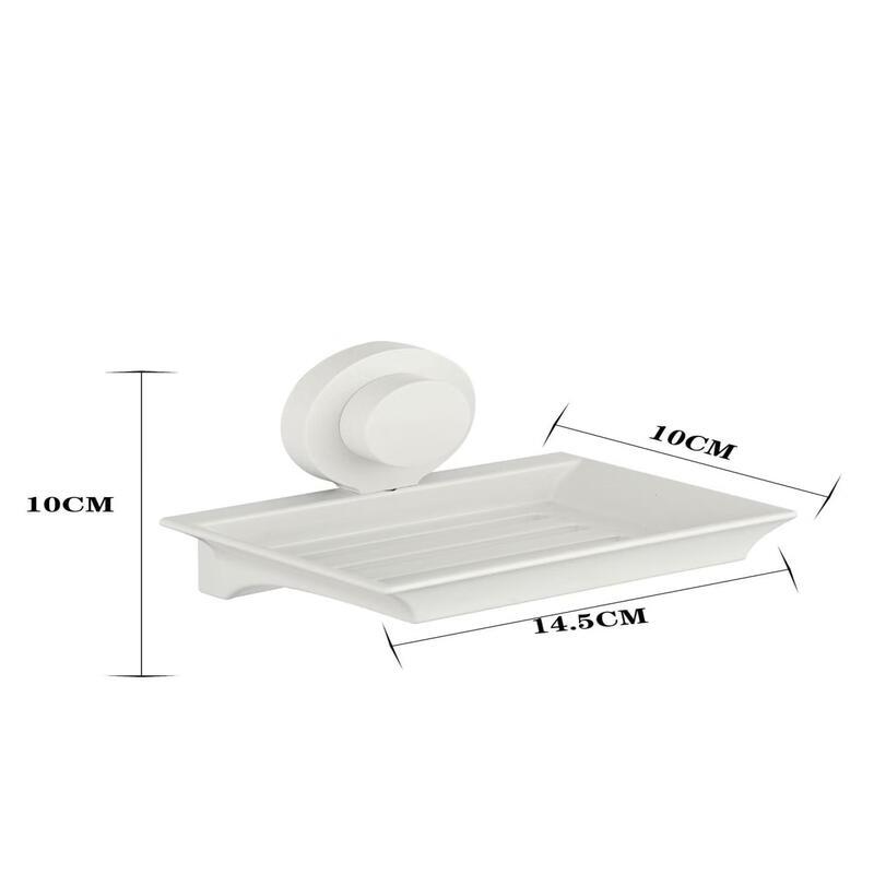 

YIXI Suction Cup Draining Soap Dish (2-Pack)
