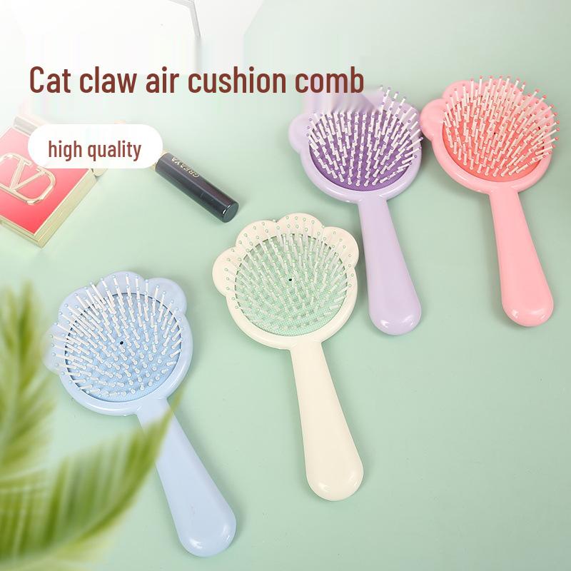 Mini Cute Cat Paw Cartoon Hair Styling Comb for Girls