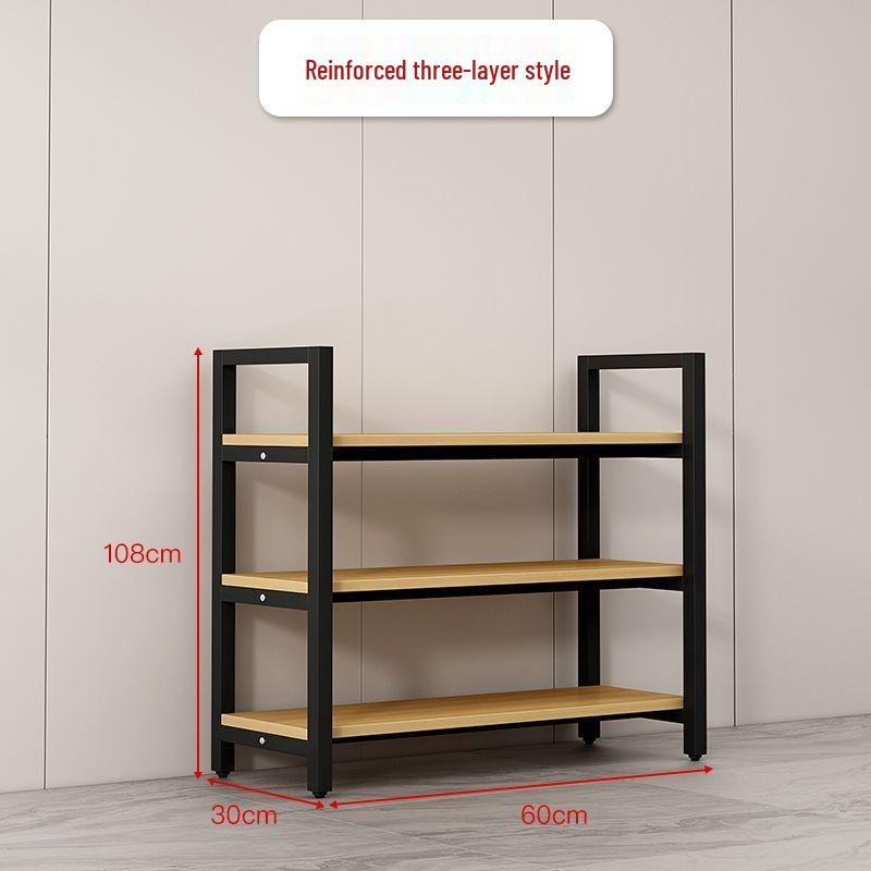 Multilayer Floor Standing Bookshelf and Storage Rack