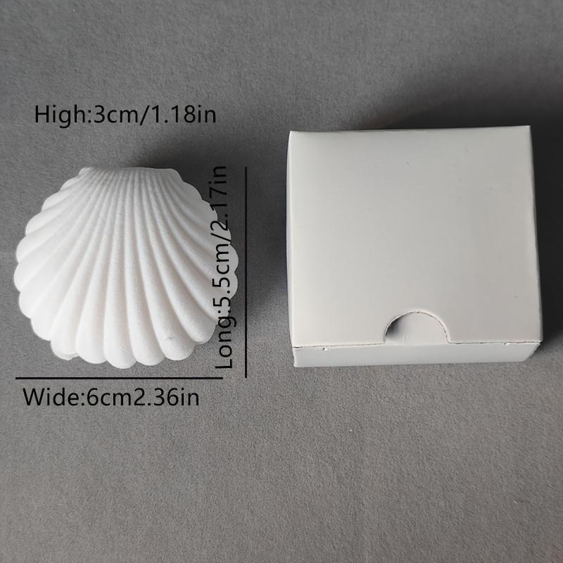 12pcs Shell Velvet Jewelry Gift Boxes Packaging Box Multi-Colors Necklace and Earring Jewelrys Pendant Organizer Display Cases