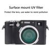 Aufsteckbarer UV-Filter für X100V X100VI GRIII GRIIIX Kamera Ultravioletter Filter Ultra Dünn Mehrschichtig Co