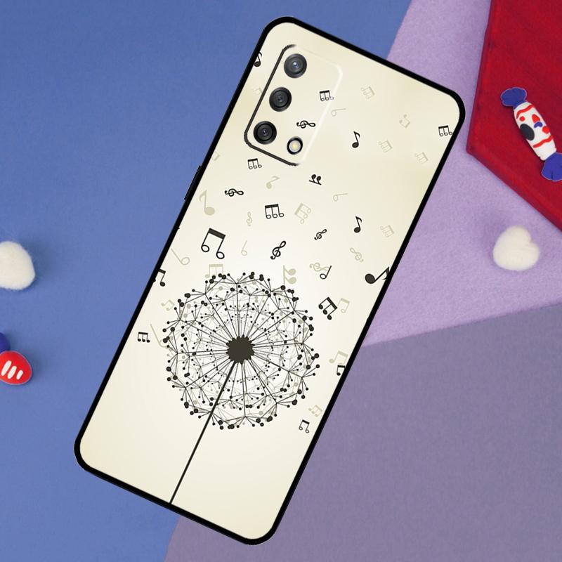 Minimalist Music Lover Case For Oppo A78 A18 A38 A74 A94 A54 A58 A98 A80 A60 A40 A96 A76 A16 A15 A17 A57 A5 A6 Pro