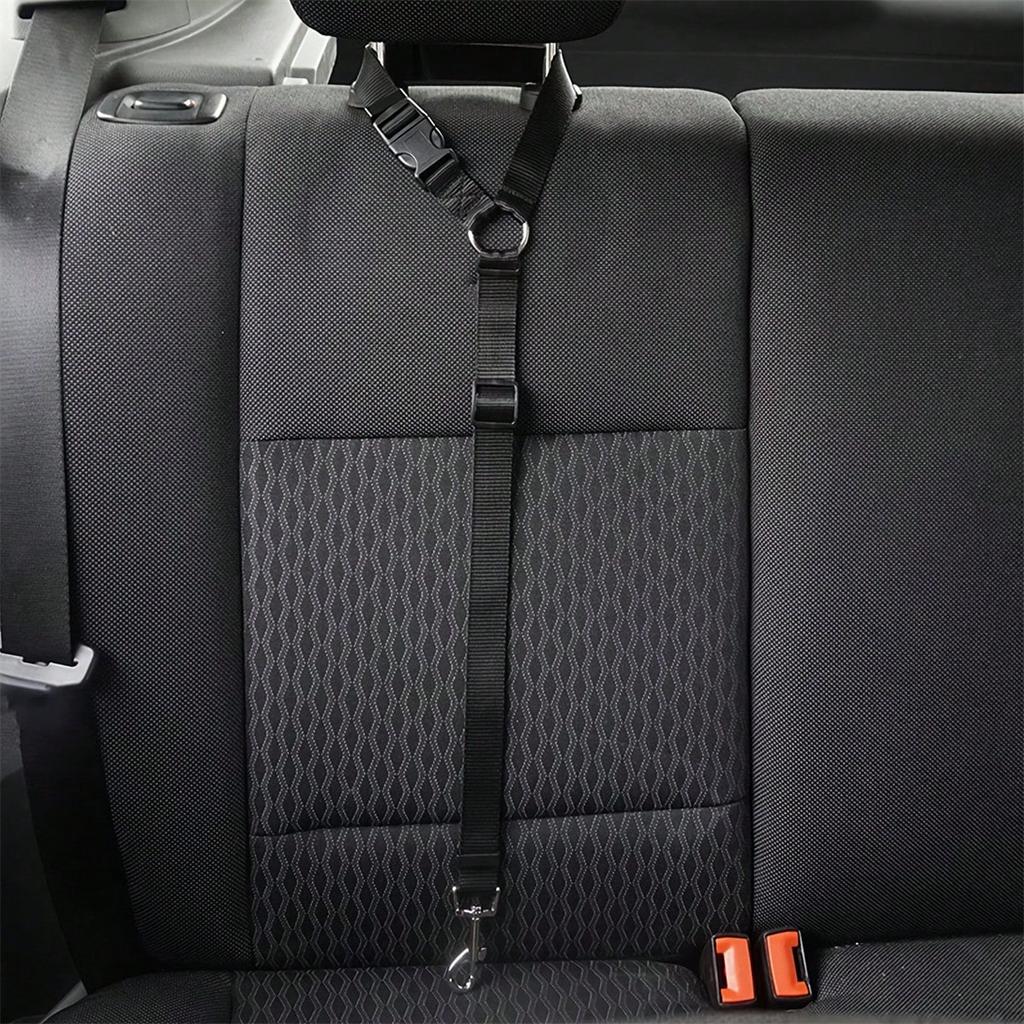 1pc Pet Car Belt, Dog Cat Car Leash, Retractable Backseat Pet Tether, Keep Your Dogr! Dog Outing Dog Stuff
