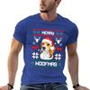 Beagle Merry Woofmas Christmas Dog Gift T-Shirt summer clothes summer tops anime clothes t shirts
