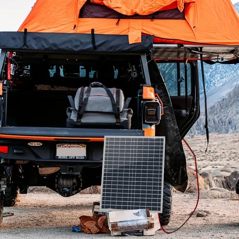 Portable Solar Panel 20W Solar Panel Kit Set IP65 Waterproof with Alligator Clip Solar Cell Solar Panel for Home Outdoor Camping
