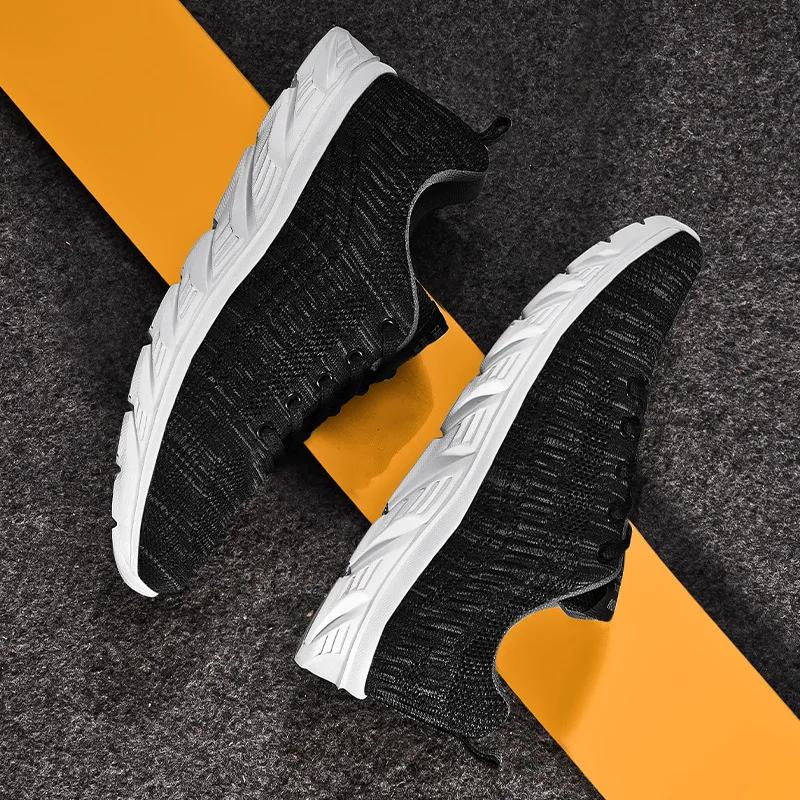 Spring And Autumn New Exquisite Men'S Sneakers Fashion Trend Versatile Casual Shoes Ultra Lightweight Breathable Running Shoes