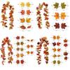 Stunning Maple Leaf Garland For Parties Weddings And Home Decor 175cm Fall Leaves