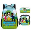 Timeless Unique Cool unicorn Pupil School Carrier Laptop Rucksacks 3D Pattern Oxford Water-resistant Boys/Girls Trip Backpacks