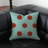 Classic Polka Dot Retro Dot Cushion Cover Pillow Case Anti-Dustmite Invisible Zipper Silky Plush Cushion