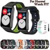 Band For Huawei Watch Fit Strap Smart Silicone Watchband Wristband Watch Fit Special Edition Bracelet Printing Accessories Sport