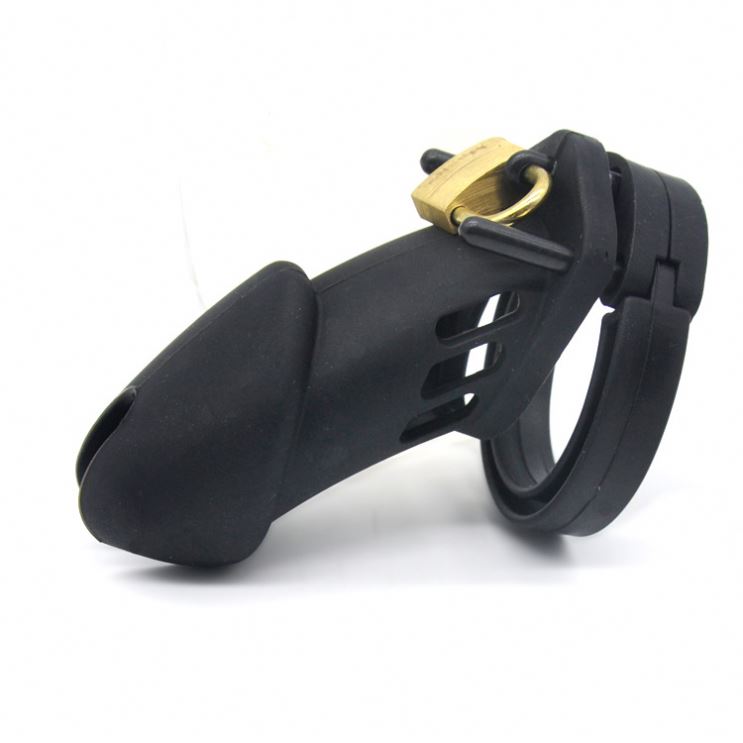 Men's Silicone Chastity Lock Transparent Chastity Lock To Prevent Cheating and Masturbation SM Sex Toys Chastity Lock for Men