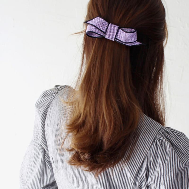 

RACOHA splendid ribbon hairpin lavender