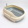 Pine Wood Double Layer Cat Litter Box: Large, Anti-Splash Cat Toilet & Sand Basin