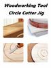Router Circle Cutter Jig for Wood Router Milling/Slotting Small and Large Circles From Trimming Machine Balance And Flip Board