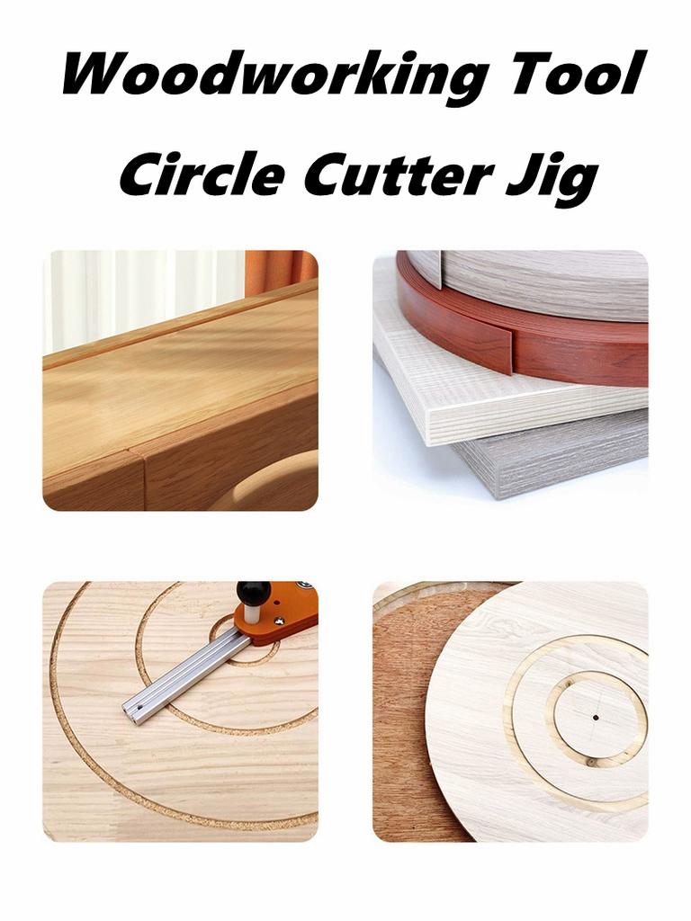 Router Circle Cutter Jig for Wood Router Milling/Slotting Small and Large Circles From Trimming Machine Balance And Flip Board