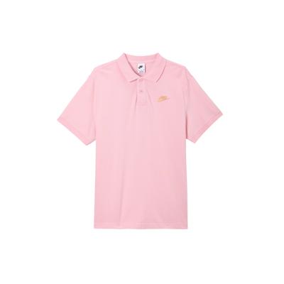Polo à Logo Brodé Homme Hauts Rose CJ4457-691