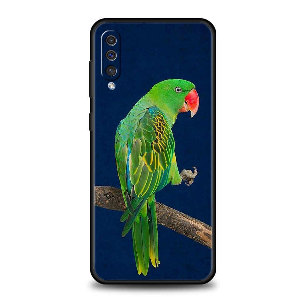 Parrot Bird Phone Case For Samsung Galaxy A56 A36 A26 A34 A17 A16 A06 A14 A12 A54 A72 A70 A30 A24 A22 A20e A52 A50 A40 A32 Cover