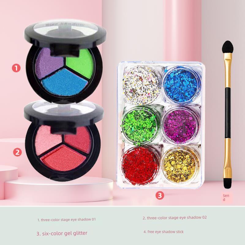 Stage Performance Makeup Eyeshadow Palette Pearlescent Color Special Makeup for Performances Non-Toxic Cosmetics