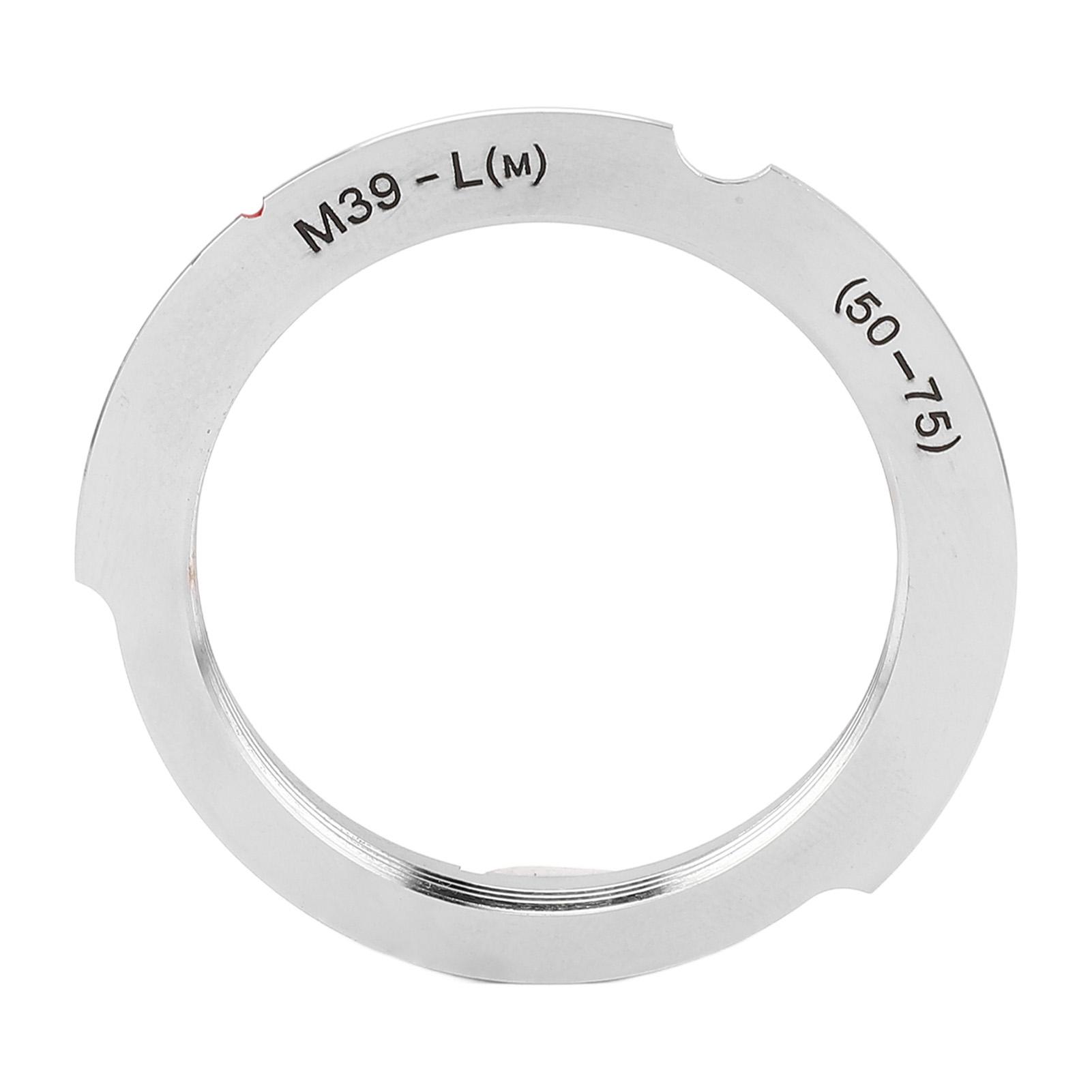 

M39‑LM Lens Adapter Ring Aluminium Alloy High Precision Lens Adapter Mount for Leica M39 LSM LTM