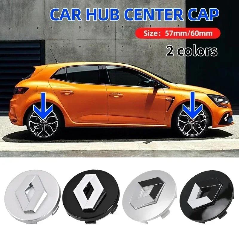 Velgdoppen 4 STUKS 57mm 60mm Auto Wielnaafkap Badge Logo Embleem Voor Renault RS Koleos Captur Kadjar Megane Scenic Arkana Zo