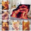 Anime  3D Dragon Ball Print Blanket Multifunctional Cover Blanket Soft Flannel Blanket Gift Blanket for Home Outdoor Leisure