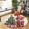 1PC cowgirl western Office Round Area Rug, Under Office Chairs Bedroom Living Room Home Decor,Carpet for Office, -1110213