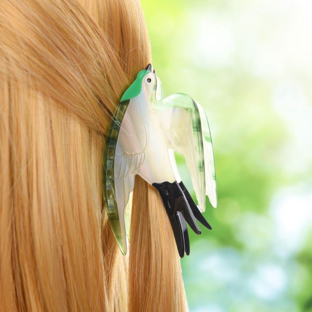 Spring Theme Swallow Series Hair Claw Acetate Material Hairpin Headwear  Fashion Wear