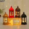 Muslim Ramadan Lantern Decor EID Mubarak LED Festival Night Light Eid Al Adha Gift Ornament Eid Decoration For Home Party Supply